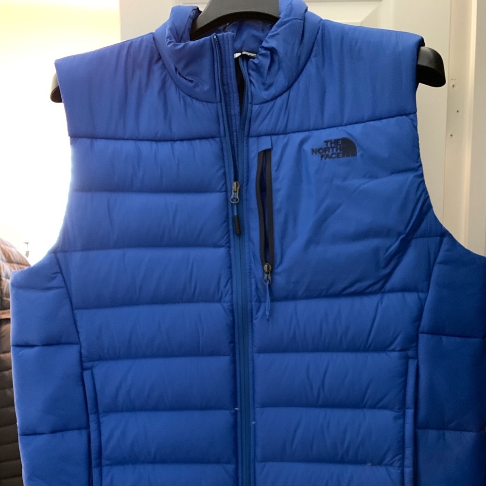 The North Face sleeveless down jacket